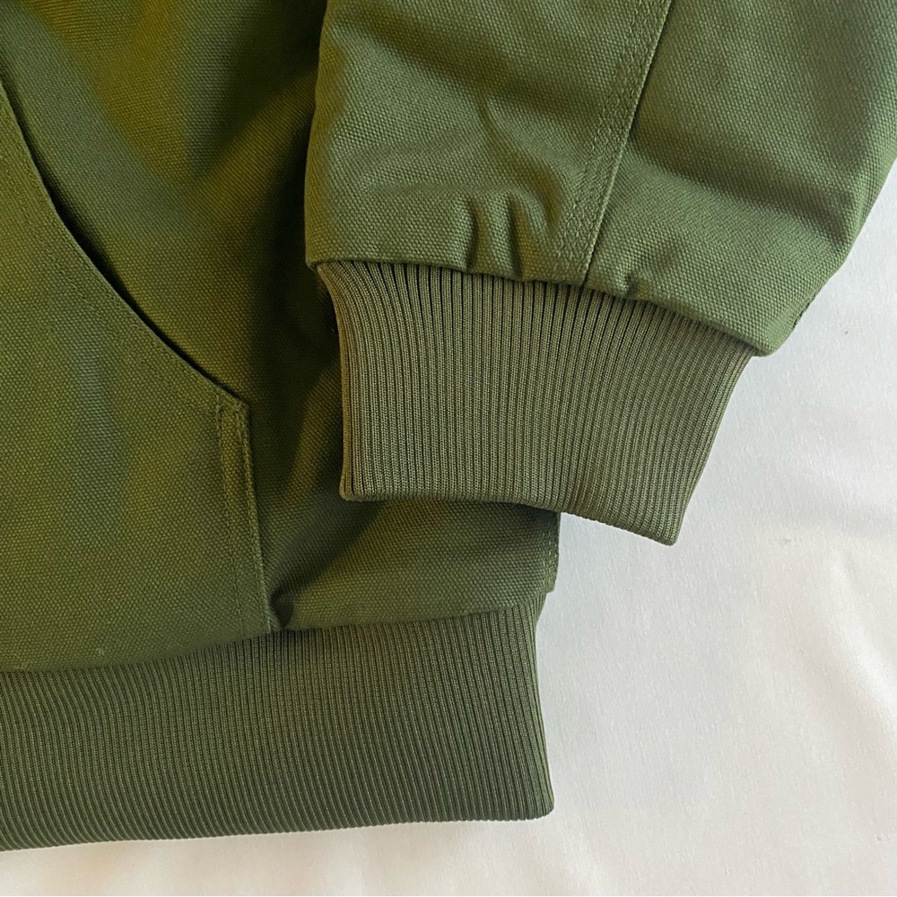 Carhartt WIP Active Jacket Men XL Tarragon/Black (Rigid) Fleece Quilt Lined - Picture 5 of 16